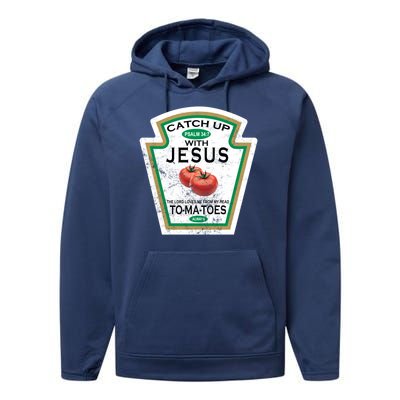 Catch Up With Jesus Vintage Performance Fleece Hoodie