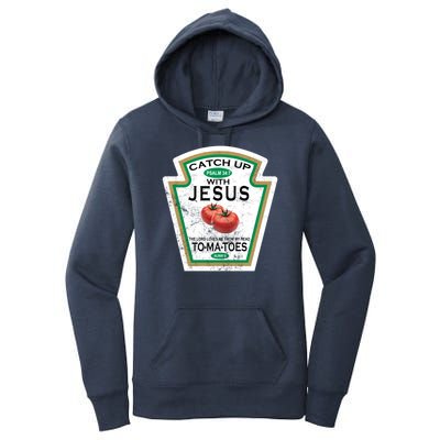 Catch Up With Jesus Vintage Women's Pullover Hoodie