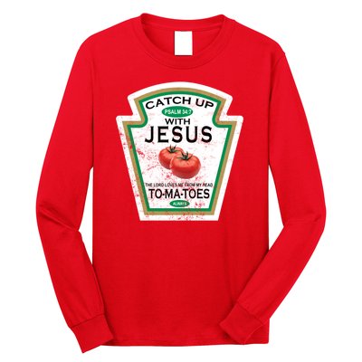 Catch Up With Jesus Vintage Long Sleeve Shirt