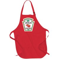 Catch Up With Jesus Vintage Full-Length Apron With Pockets