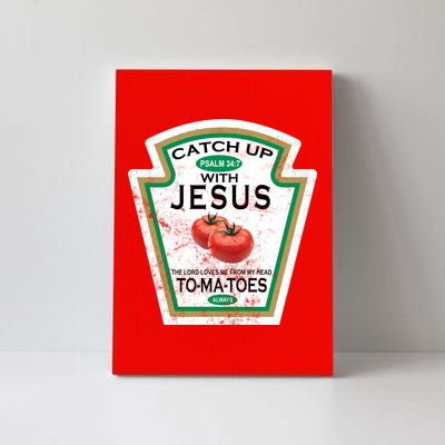 Catch Up With Jesus Vintage Canvas