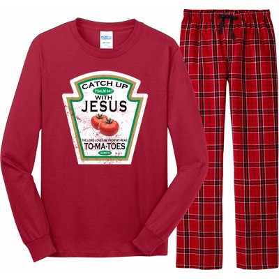 Catch Up With Jesus Vintage Long Sleeve Pajama Set