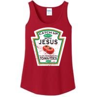 Catch Up With Jesus Vintage Ladies Essential Tank