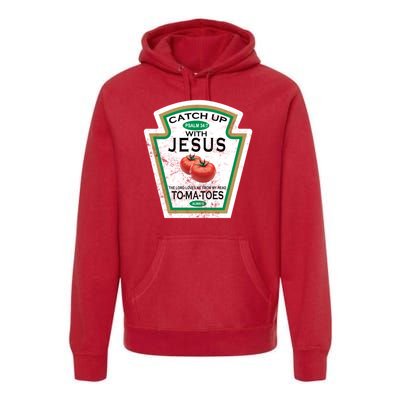 Catch Up With Jesus Vintage Premium Hoodie