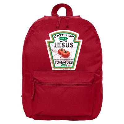Catch Up With Jesus Vintage 16 in Basic Backpack