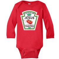 Catch Up With Jesus Vintage Baby Long Sleeve Bodysuit