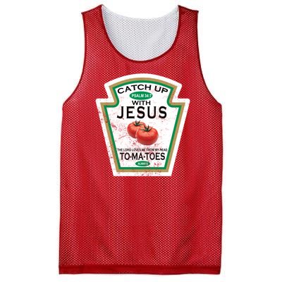 Catch Up With Jesus Vintage Mesh Reversible Basketball Jersey Tank