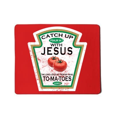 Catch Up With Jesus Vintage Mousepad