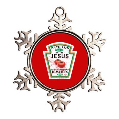 Catch Up With Jesus Vintage Metallic Star Ornament