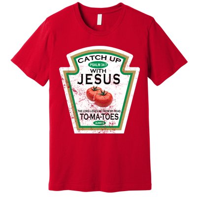 Catch Up With Jesus Vintage Premium T-Shirt