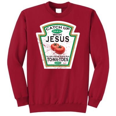 Catch Up With Jesus Vintage Tall Sweatshirt