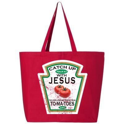 Catch Up With Jesus Vintage 25L Jumbo Tote