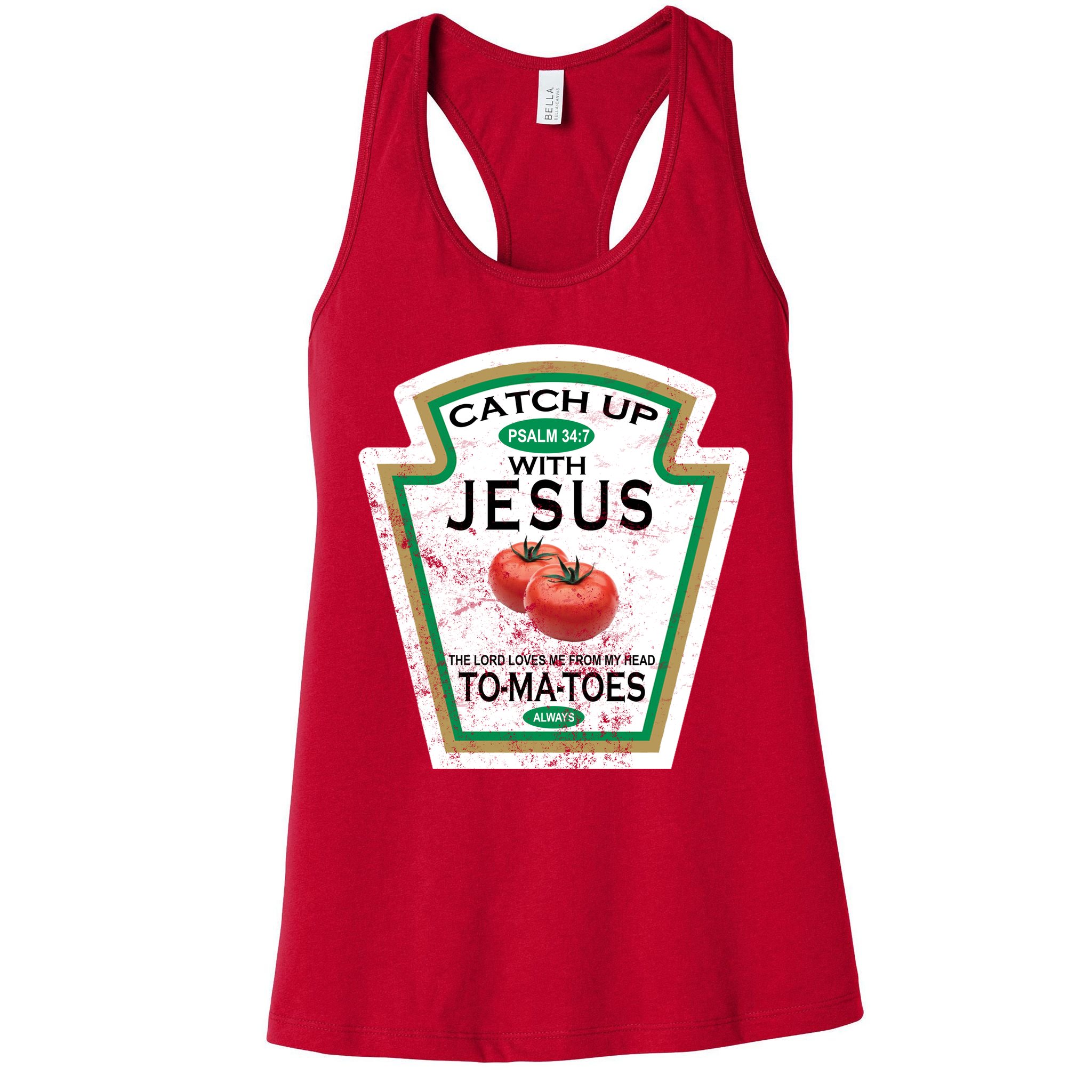 Catch Up With Jesus Vintage Womens Tank Top