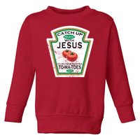 Catch Up With Jesus Vintage Toddler Sweatshirt