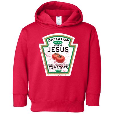 Catch Up With Jesus Vintage Toddler Hoodie