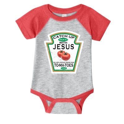 Catch Up With Jesus Vintage Infant Baby Jersey Bodysuit