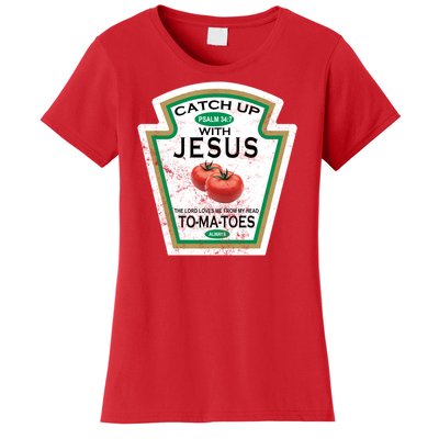 Catch Up With Jesus Vintage Women's T-Shirt