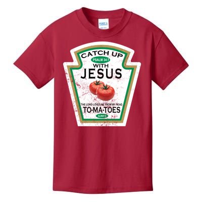 Catch Up With Jesus Vintage Kids T-Shirt