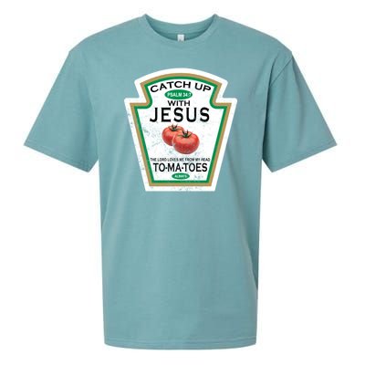 Catch Up With Jesus Vintage Sueded Cloud Jersey T-Shirt