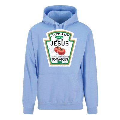 Catch Up With Jesus Vintage Unisex Surf Hoodie