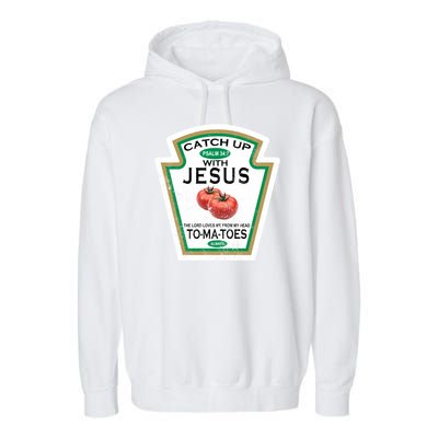 Catch Up With Jesus Vintage Garment-Dyed Fleece Hoodie