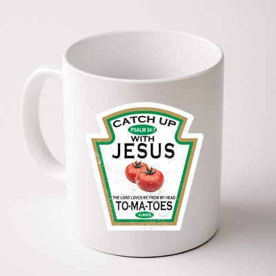 Catch Up With Jesus Vintage Coffee Mug