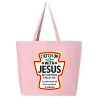 Catch Up With Jesus Ketchup Funny Christian 25L Jumbo Tote