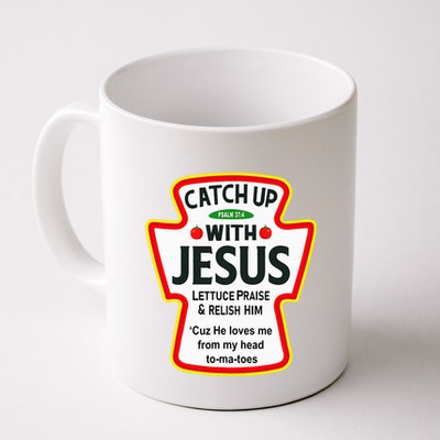 Catch Up With Jesus Ketchup Funny Christian Mug