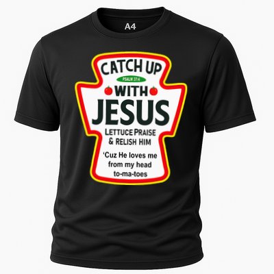 Catch Up With Jesus Ketchup Funny Christian Performance Shirt