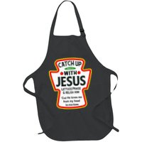 Catch Up With Jesus Ketchup Funny Christian Apron