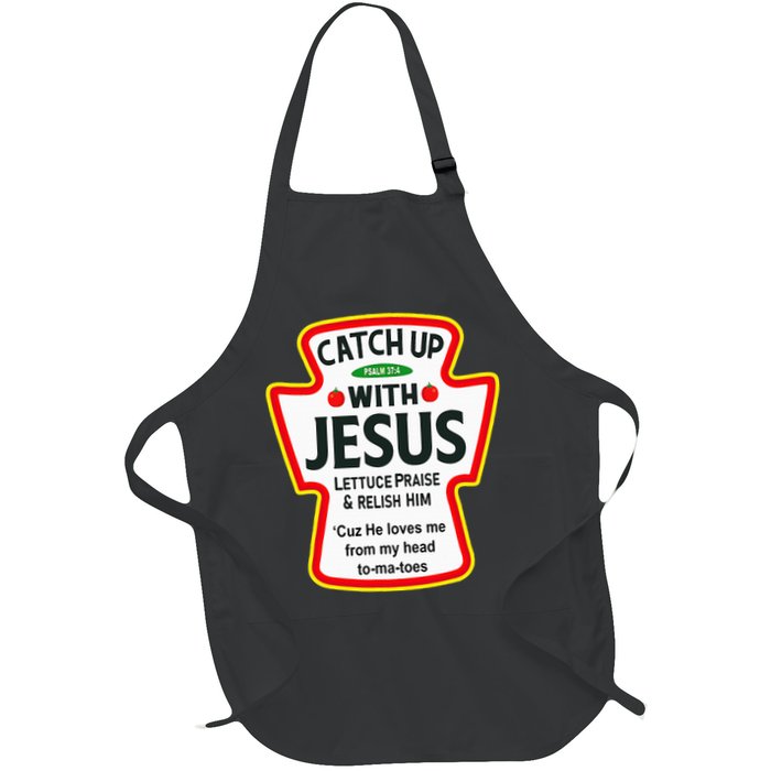 Catch Up With Jesus Ketchup Funny Christian Apron