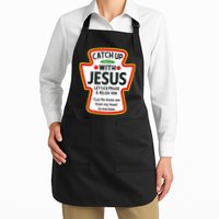Catch Up With Jesus Ketchup Funny Christian Apron