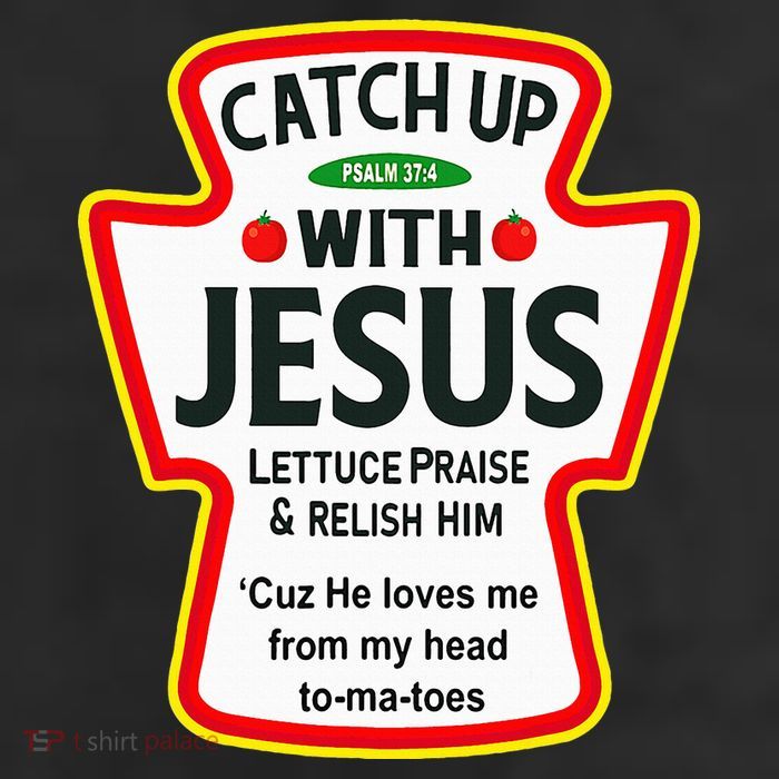 Catch Up With Jesus Ketchup Funny Christian 11oz C Handle Ceramic Mug