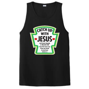 Catch Up With Jesus Funny Christian Faith PosiCharge Competitor Tank