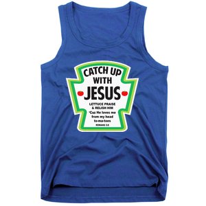 Catch Up With Jesus Funny Christian Faith Tank Top