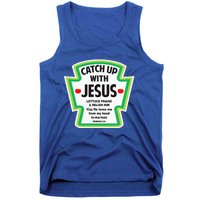 Catch Up With Jesus Funny Christian Faith Tank Top