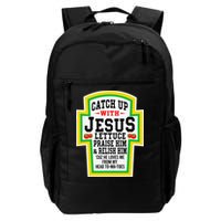 Catch Up With Jesus He Loves Me From My Head To-Ma-Toes Backpack