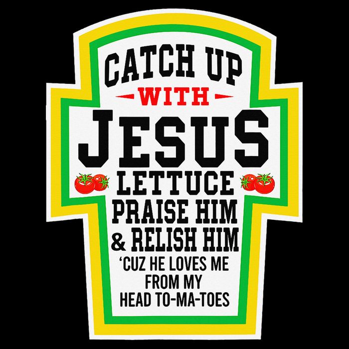 Catch Up With Jesus He Loves Me From My Head To-Ma-Toes Sustainable Bucket Hat
