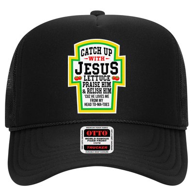 Catch Up With Jesus He Loves Me From My Head To-Ma-Toes Hat