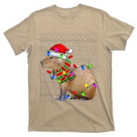 Capybara Ugly Xmas Lighting Santa Capybara Christmas T-Shirt