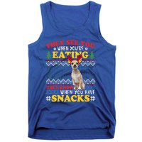 Chihuahua Ugly Xmas Gift They See YouRe Eating Gift Tank Top