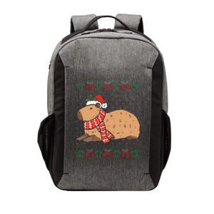 Capybara Ugly Xmas Lighting Santa Capybara Christmas Vector Backpack