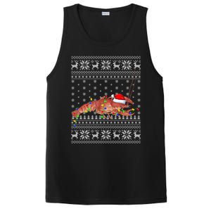 Crawfish Ugly Xmas Style Santa Crawfish Christmas Gift PosiCharge Competitor Tank