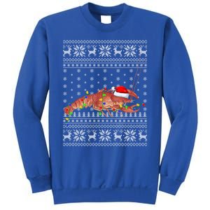 Crawfish Ugly Xmas Style Santa Crawfish Christmas Gift Sweatshirt