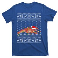 Crawfish Ugly Xmas Style Santa Crawfish Christmas Gift T-Shirt