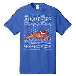 Crawfish Ugly Xmas Style Santa Crawfish Christmas Gift Tall T-Shirt