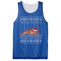 Crawfish Ugly Xmas Style Santa Crawfish Christmas Gift Mesh Reversible Basketball Jersey Tank