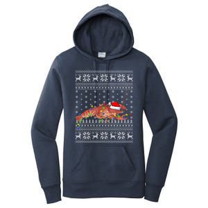 Crawfish Ugly Xmas Style Santa Crawfish Christmas Gift Women's Pullover Hoodie