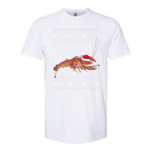 Crawfish Ugly Xmas Style Santa Crawfish Christmas Gift Softstyle CVC T-Shirt