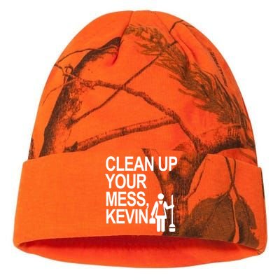 Clean Up Your Mess Kevin Kati Licensed 12" Camo Beanie